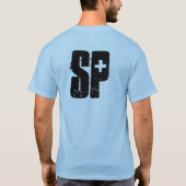 Werking Zee Arrgh Blue AsbestShirt T-shirt (Achterkant)