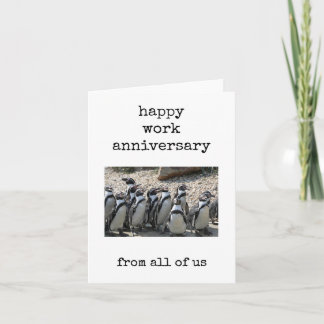 Werkjubileum, Pinguïn Thema, Van Ons Allen Kaart
