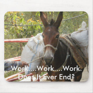 Werkkende Donkey Mousepad Muismat