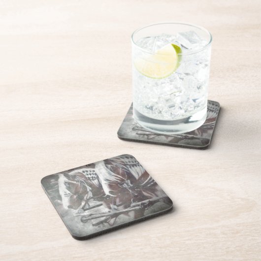 Werkkerpaarden Bier Onderzetter (Rechterzijde)