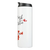 Werkkleding Gift Two Birds on Tree Branch Thermosbeker (Geroteerd rechts)