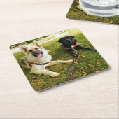 Werkkmeisjes Kartonnen Onderzetters (Schuin)