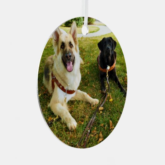 Werkkmeisjes Metalen Ornament (Voorkant Rechts)