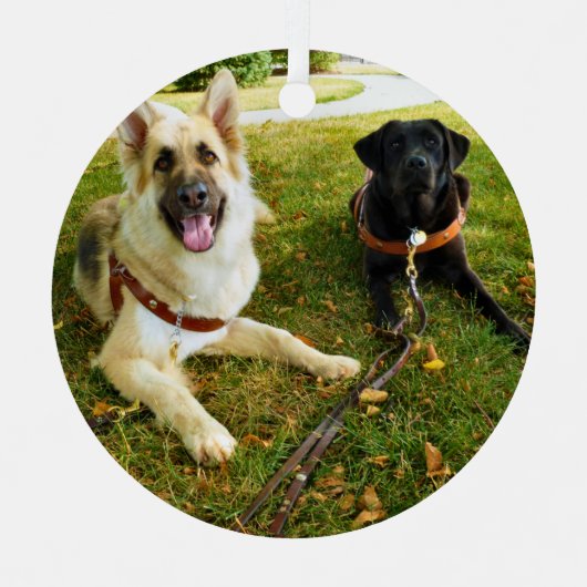 Werkkmeisjes Metalen Ornament (Voorkant)