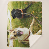 Werkkmeisjes Sherpa Deken (Voorkant)