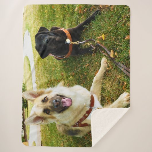 Werkkmeisjes Sherpa Deken (Voorkant)