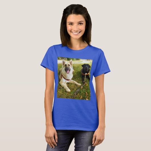 Werkkmeisjes T-shirt (Voorkant volledig)