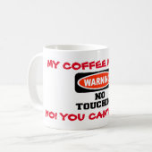 WERKKOFFIE MOK FUNNY STAP UIT (Voorkant links)