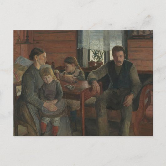 Werkloos Briefkaart (Voorkant)