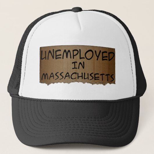 WERKLOOS IN MASSACHUSETTEN TRUCKER PET (Voorkant)