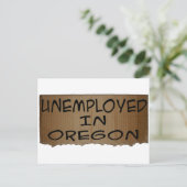 WERKLOOS IN OREGON BRIEFKAART (Staand voorkant)