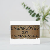 WERKLOOS IN TENNESSEE BRIEFKAART (Staand voorkant)