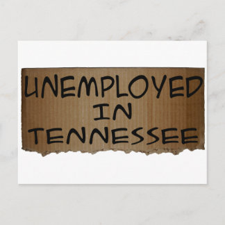 WERKLOOS IN TENNESSEE BRIEFKAART