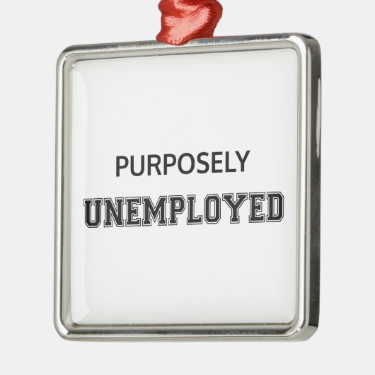 Werkloos Metalen Ornament (Links)