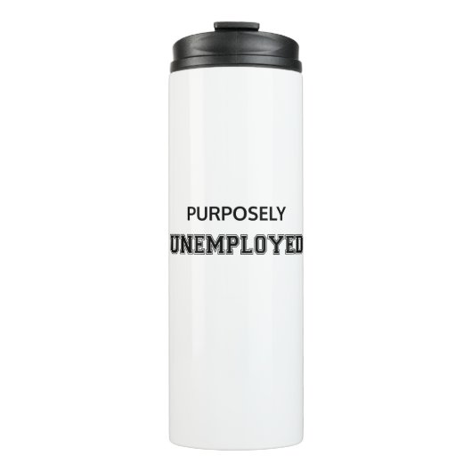 Werkloos Thermosbeker (Voorkant)