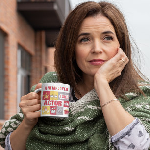 Werkloze Acteur Iconisch Ontworpen Koffiemok