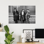 Werkloze mijnwerkers poster (Thuiskantoor)