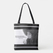 Werkloze politici - Angela Davis Tote Bag (Achterkant)