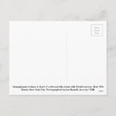 Werklozen en daklozen 1938 feestdagenkaart (Achterkant)