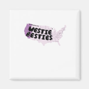 Werkmaatjes Westie Bestie Magneet