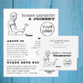 werkman, Carpentry, Carpenter Adverteren Flyer