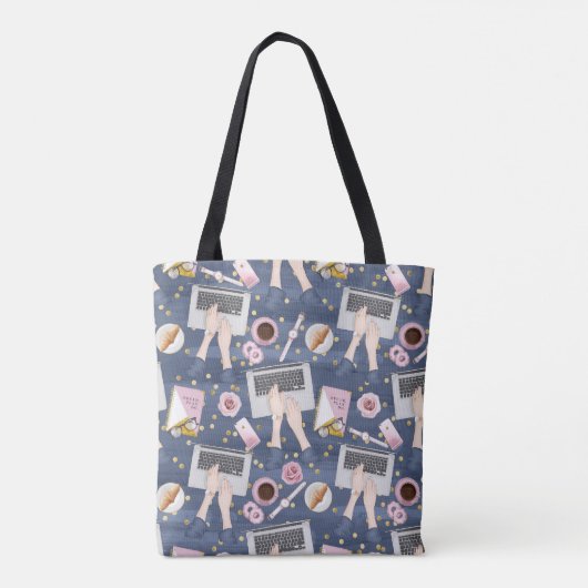 werkmeisje tote bag (Achterkant)