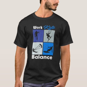 Werkmijlpaal balans levensstijl leven t-shirt