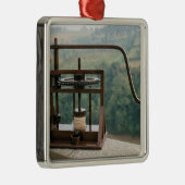 Werkmodel van de olijvenpers metalen ornament (Rechts)