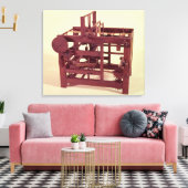 Werkmodel van een weefvliegtuig canvas afdruk (Insitu (Woonkamer))