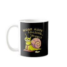 Werkmodus Laadt Langzaam Humoristische Cartoon Cad