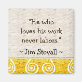 Werkmotivatie - Inspirerend Magnet (Voorkant)