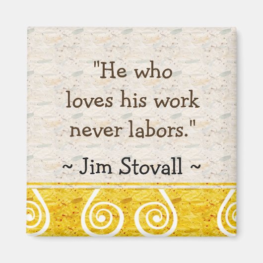 Werkmotivatie - Inspirerend Magnet (Voorkant)