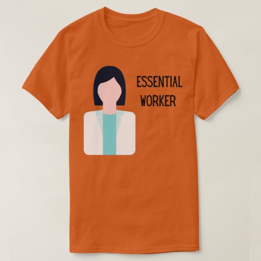 Werknemer 1 t-shirt (Design voorkant)