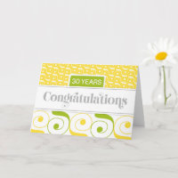 Werknemer 30e Jubileum Typografie en wervelingen