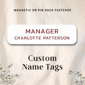 Werknemer Bedrijfs Professionele Onderneming Naamplaatje