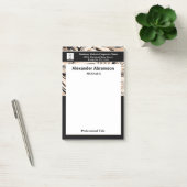 Werknemer Bedrijfsnaam Logo Modern Custom Post-it® Notes (Kantoor)