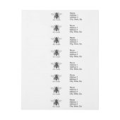  Werknemer Bijen Illustratie Kunst Adreslabel Wikkel (Vel)