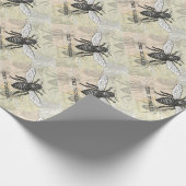  Werknemer Bijen Illustratie Kunst Cadeaupapier (Hoek)