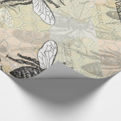  Werknemer Bijen Illustratie Kunst Cadeaupapier (Hoek)