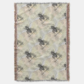  Werknemer Bijen Illustratie Kunst Deken (Voorkant Verticaal)