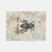  Werknemer Bijen Illustratie Kunst Fleece Deken (Voorkant (Horizontaal))