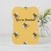  Werknemer Bijen Illustratie Kunst Kaart (Staand voorkant)