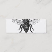  Werknemer Bijen Illustratie Kunst Mini Visitekaartje (Achterkant)