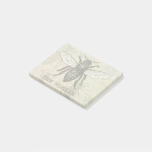  Werknemer Bijen Illustratie Kunst Post-it® Notes (Schuin)