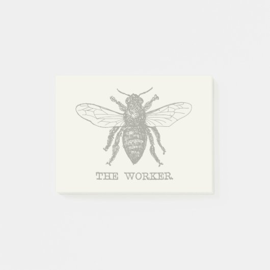  Werknemer Bijen Illustratie Kunst Post-it® Notes (Voorkant)