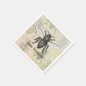 Werknemer Bijen Illustratie Kunst Servetten (Hoek)
