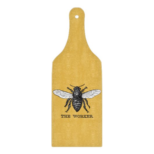  Werknemer Bijen Illustratie Kunst Snijplank (Voorkant)