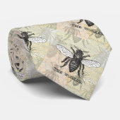  Werknemer Bijen Illustratie Kunst Stropdas (Opgerold)
