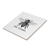  Werknemer Bijen Illustratie Kunst Tegeltje (Zijkant)