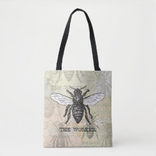  Werknemer Bijen Illustratie Kunst Tote Bag